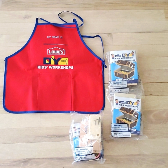 Lowe's Toys New Lowes Diy Kids Treasure Chest Kits 3 And